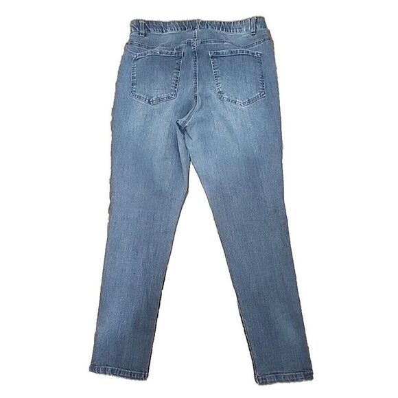 d. Jeans Blue AB Technology Tapered Leg Stretch High Rise Denim Women's 14W - Picture 5 of 10